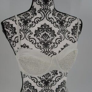 l*Space White Bikini Top Size Small NWT